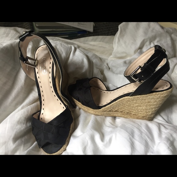 Coach Verronica Espadrille Platform Wedges sz 8m - Picture 5 of 7